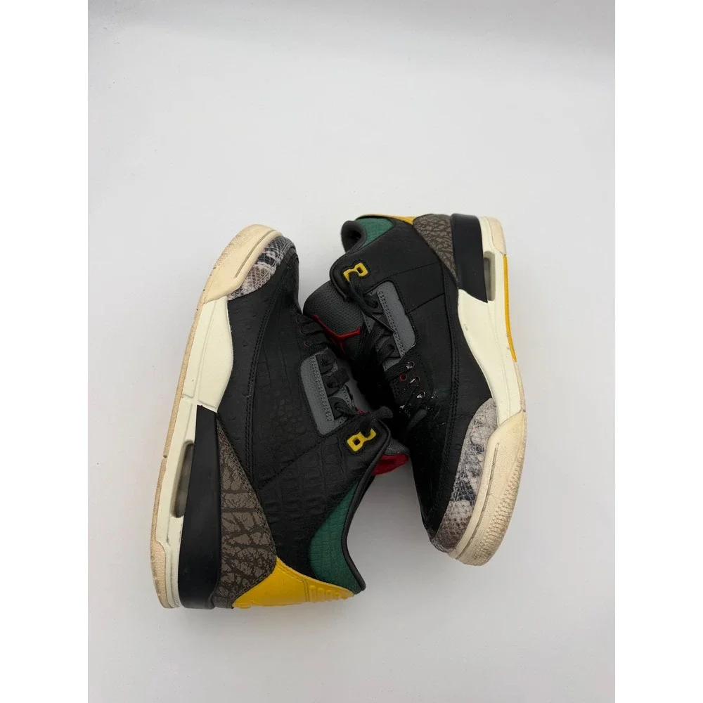 Air Jordan 3 Retro Animal Instinct 2.0 Black CV3583-003 Mens 9.5 Sneaker